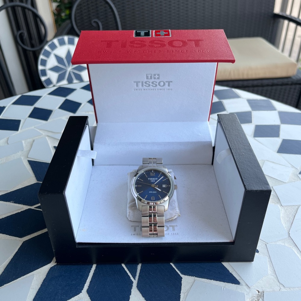Tissot PR 100 Stainless Steel Watch (38mm)